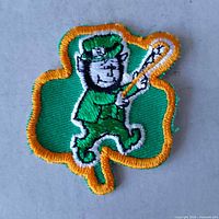 Front view of entire embroidered patch