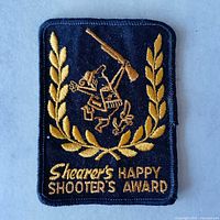 Full front view of entire patch showing design and condition