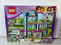 Front of sealed LEGO Friends Heartlake Hospital 41318 box