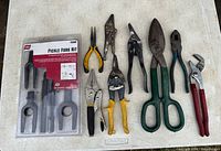 All items laid out showing full lot