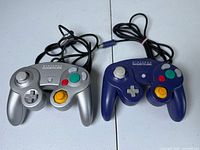 Both Nintendo GameCube controllers overview