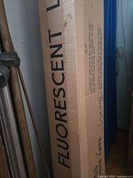 Outer box showing Fluorescent Lamp labeling