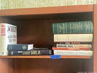 Full shelf showing all books in lot