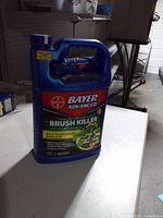 Front of sealed Bayer Advanced Brush Killer Plus jug