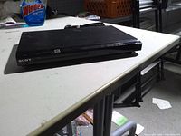 Front view of Sony DVD/CD player