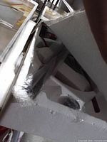 Styrofoam packaging unrelated to book (background storage)