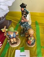 All three figurines together for scale and completeness