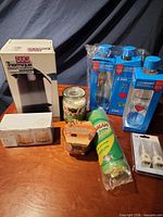 Group shot of all items on table