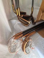 Copper Beryllium iron heads and bubble-wrapped clubs