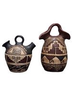 Both Diaguita style vases front view