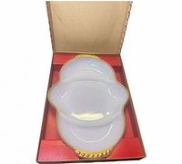 Serving dish in original box with red insert