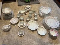 Full set laid out on floor