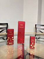 Three Yria fragrance boxes front view