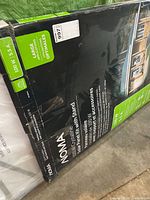 Front of boxed NOMA solar panel kit showing branding and product information