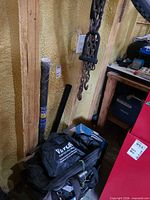 VEVOR tool bag, rolled screen kit, plastic pipe and additional items