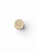Obverse showing right-facing portrait and inscription border
