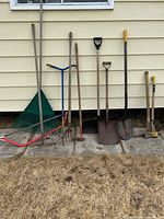 Full lineup of lawn and garden tools