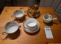 All items laid out on table