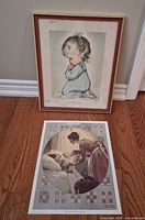 Both prints shown together for scale and contents