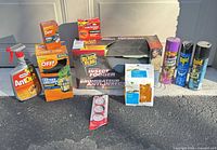 Full lot showing all insecticide products