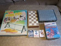 Lot overview showing boxed and closed items