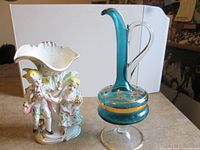 Front view of both items