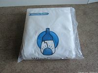 Front view of sealed package with Wine Diaper logo