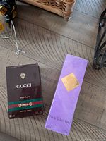 Front view of both fragrance boxes