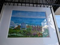 Full view of framed Wendy B. Zarrella giclée print