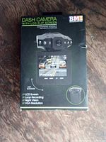 Boxed BMI dash camera with LCD flip screen