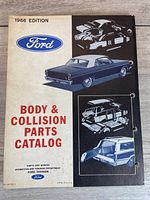 Front cover showing title, Ford logo, vehicle illustrations