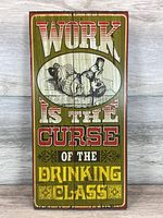 Front view showing full graphic text and artwork