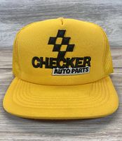 Front view showing embroidered Checker Auto Parts logo and color