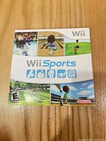 Front of Wii Sports paper sleeve showing cover art