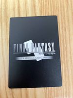 Backside of a Final Fantasy TCG card showing logo