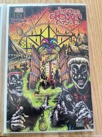 Front cover Insane Clown Posse comic showing gate scene (issue #1) in bag