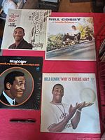 All four Bill Cosby LP jackets laid out