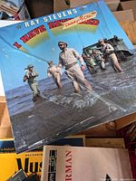 Front cover of Ray Stevens I Have Returned LP in shrink wrap