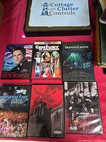 Front view showing all six DVD cases