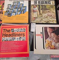 Four LP jackets laid out: Vol.3, ’63, red/orange edition, ’64