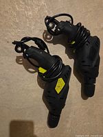 Pair of identical black Power It corded drills