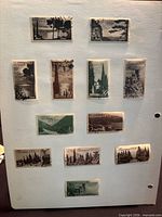 Page holding 11 Crimea scenic USSR stamps