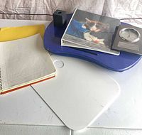 All items arranged on surface