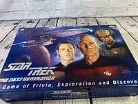 Lid of Star Trek: The Next Generation board game showing artwork