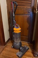 Full view of Dyson Ball upright vacuum cleaner showing overall design and condition