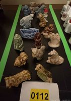 Full lot overview showing all Wade figurines