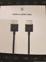 Apple HDMI to HDMI Cable retail box front