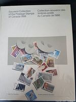 Front cover of sealed 1986 Canada Post Souvenir Collection album