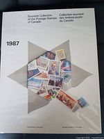 Front view of sealed 1987 Canada Post souvenir collection package