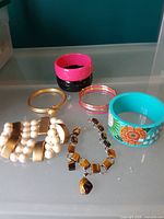 All six bracelets grouped